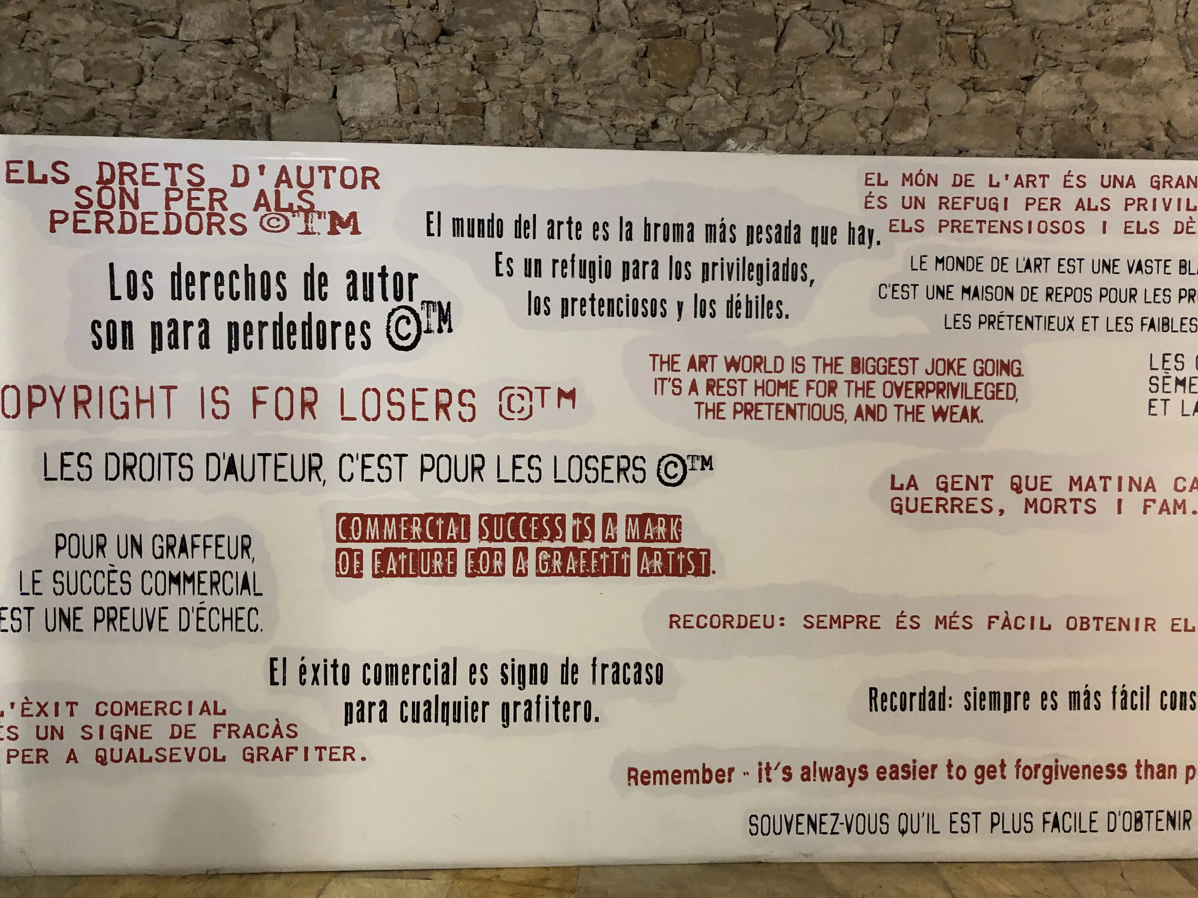 Banksy exhibition Barcelona