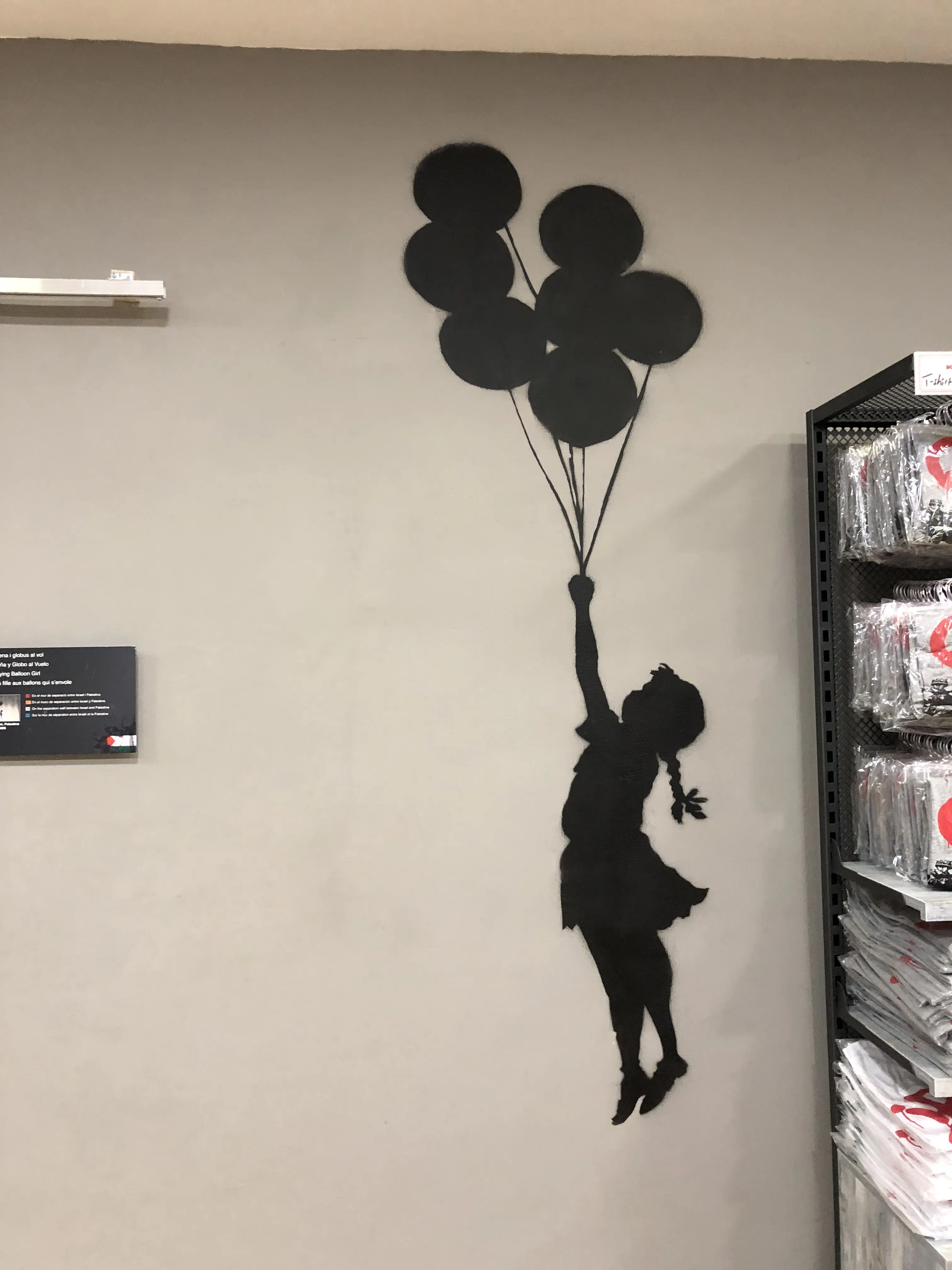 Banksy artwork Barcelona museum
