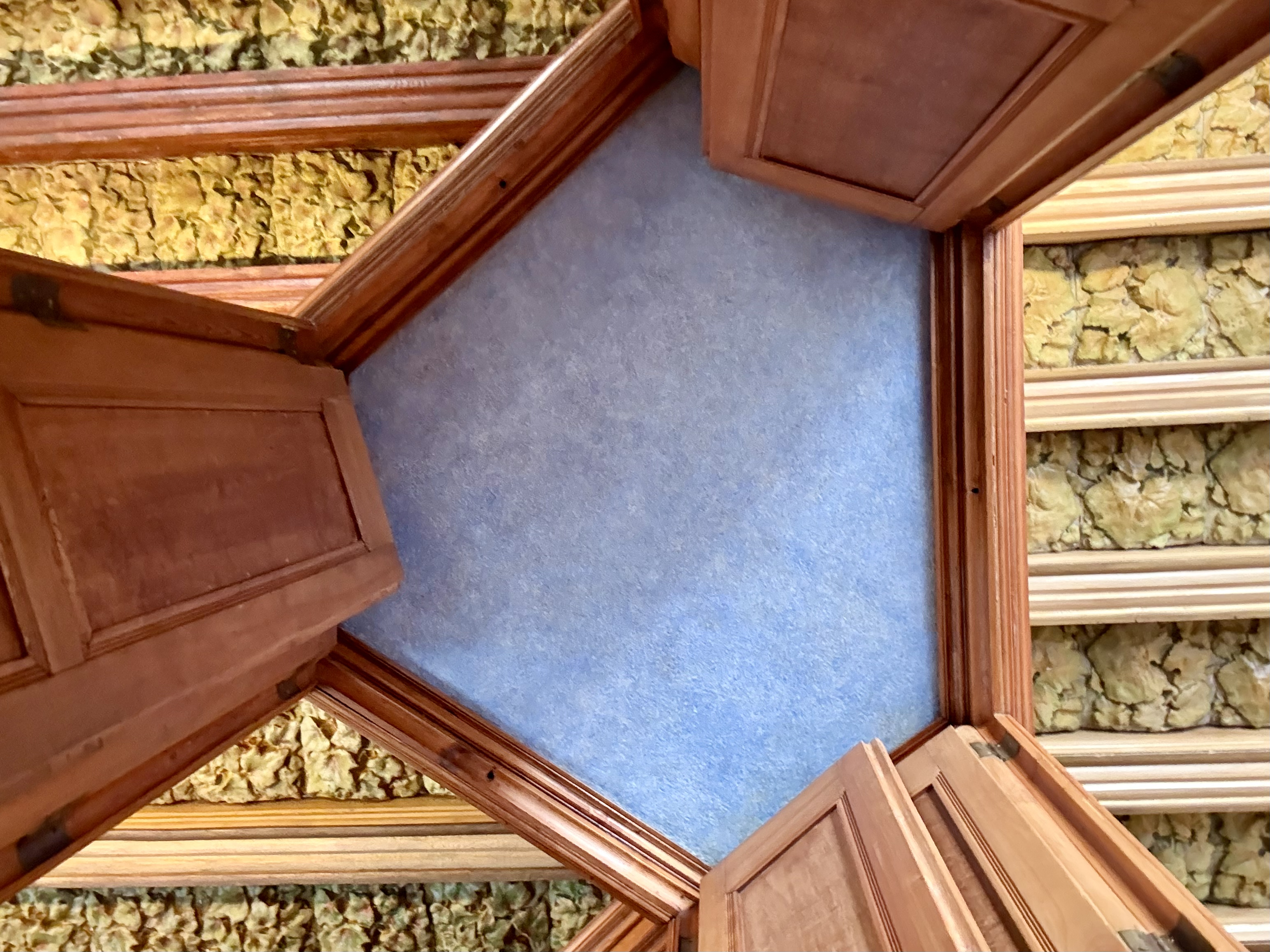 Casa Vicens Barcelona corridor ceiling interior