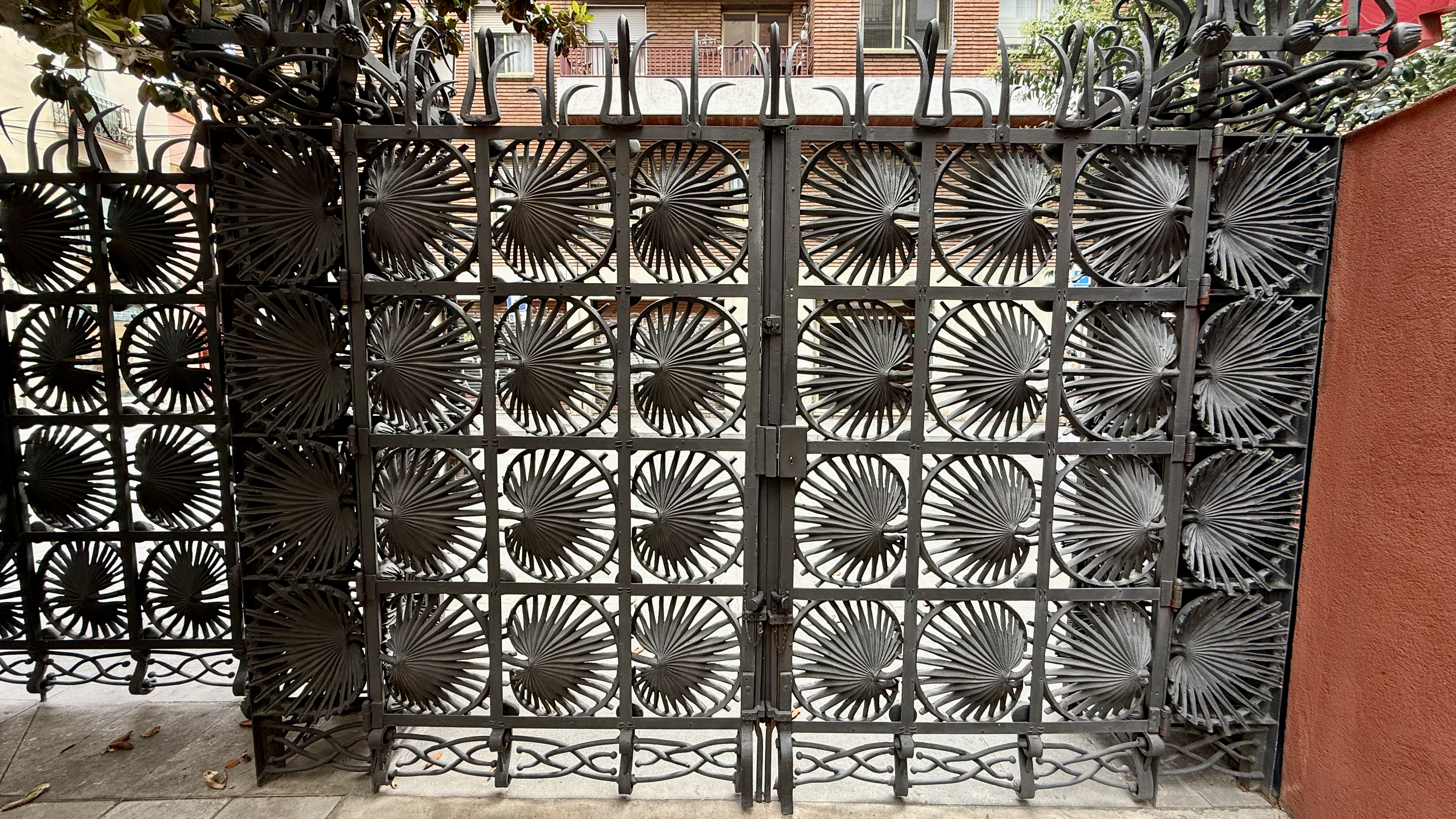 Casa Vicens Barcelona entrance gate Gaudí