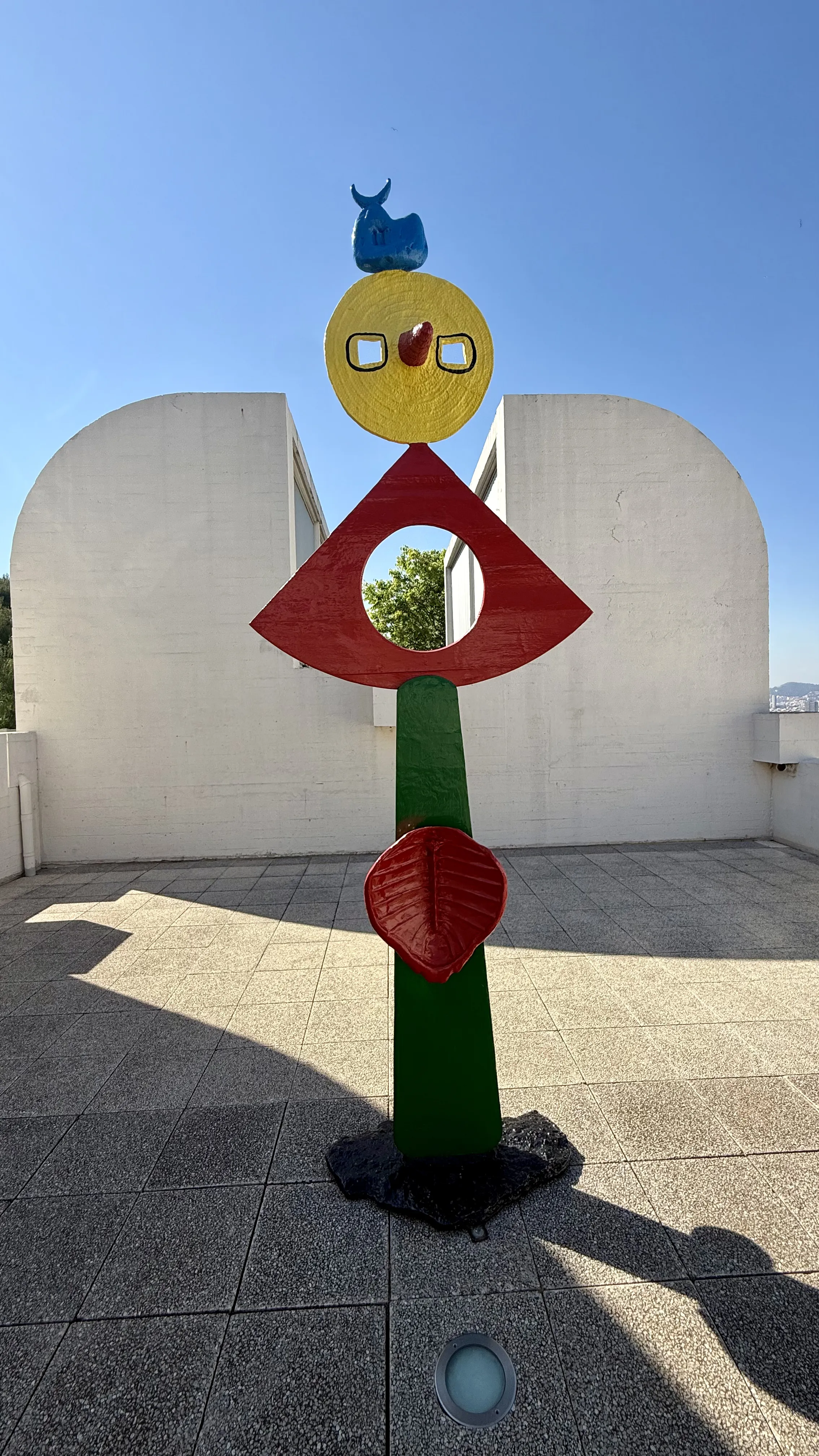 Rooftop terrace of the Fundació Joan Miró, Barcelona