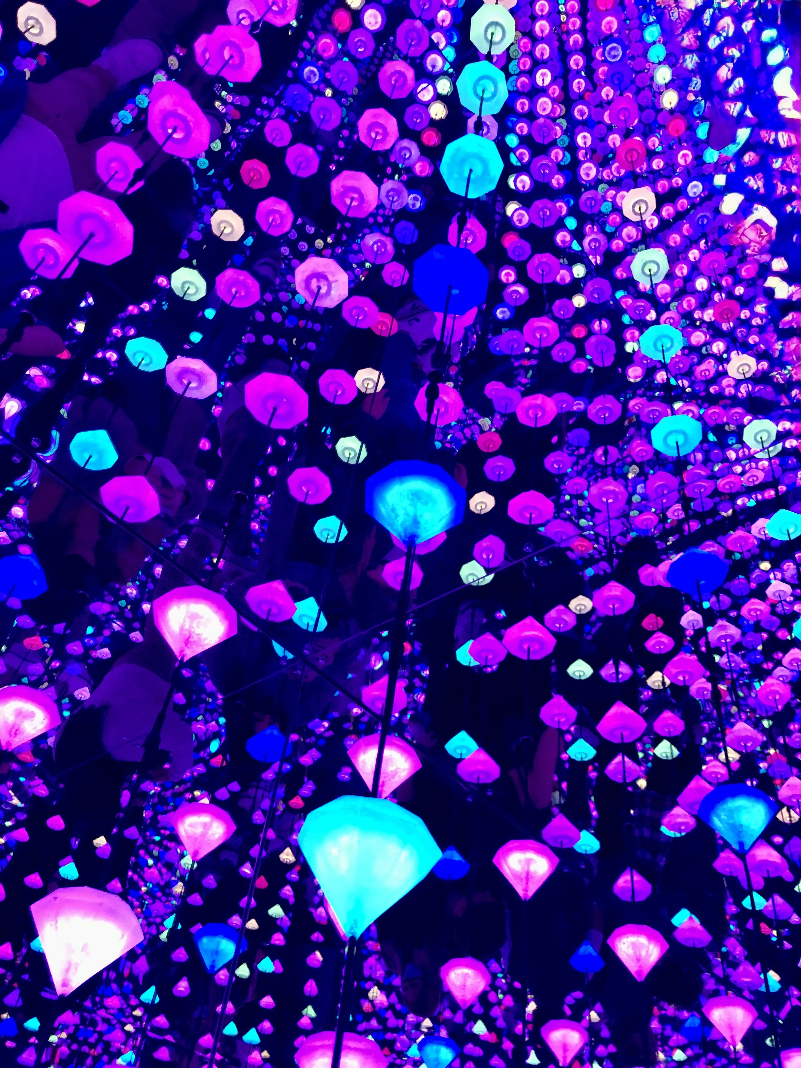 Immersive digital art room at Moco Museum Barcelona