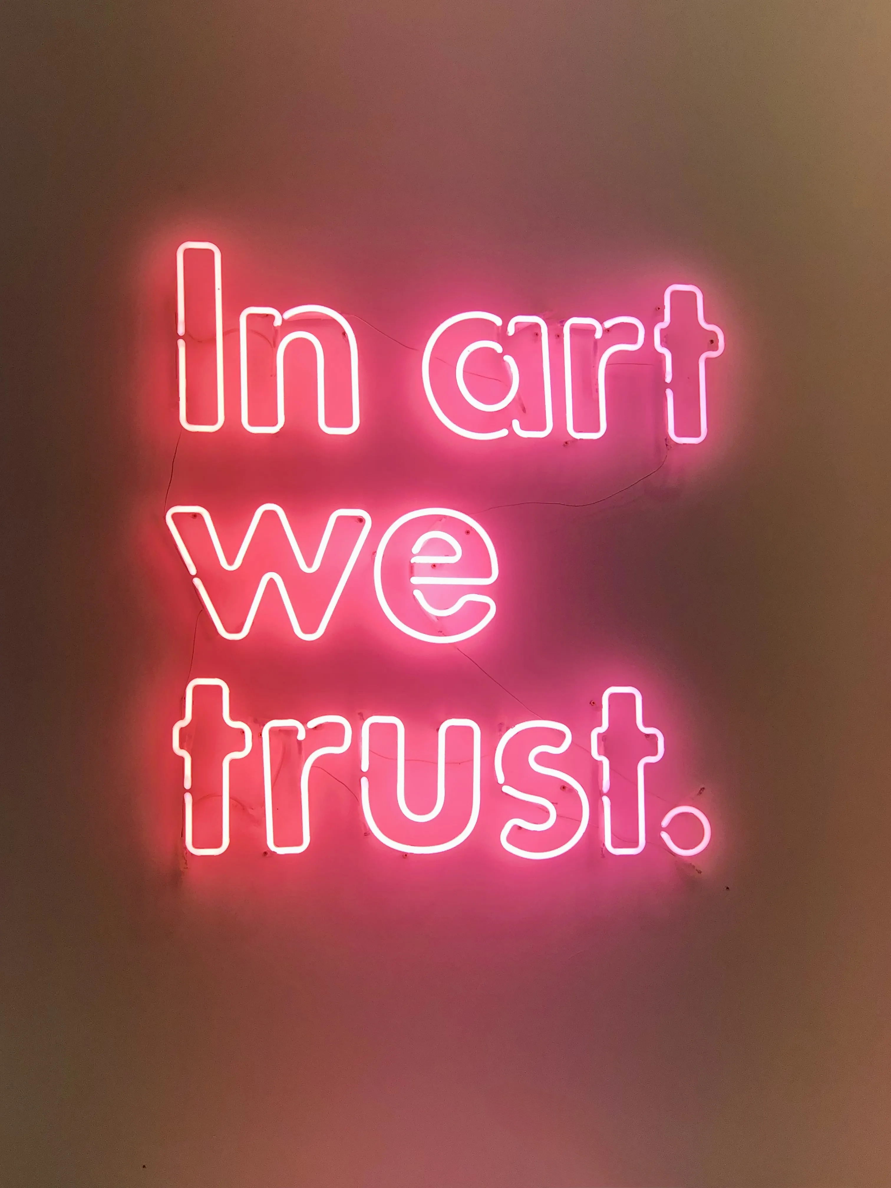 Contemporary art installation inside Moco Museum Barcelona